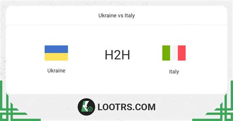 ukraine vs italy h2h